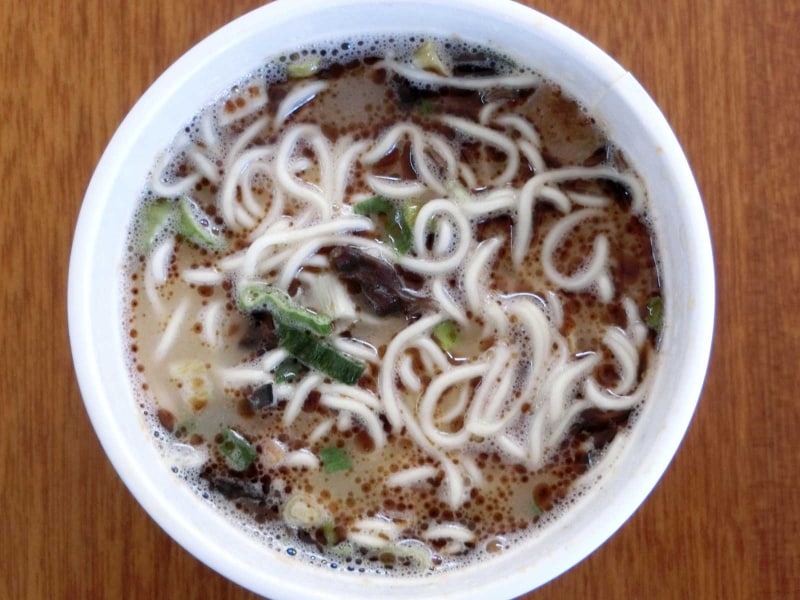 スープが決め手のとんこつできあがり