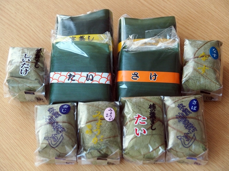 柿の葉寿司＆笹寿司＠金澤玉寿司