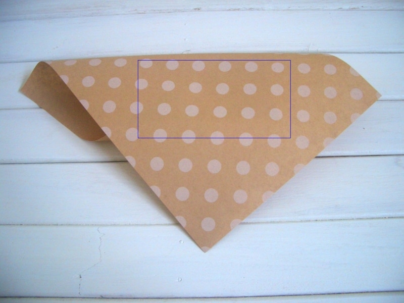 包装紙の包み方！ななめ包み/デパート包みの工程：このようにかぶせてみてチェック