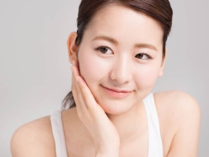 ふっくらした肌の若い女性