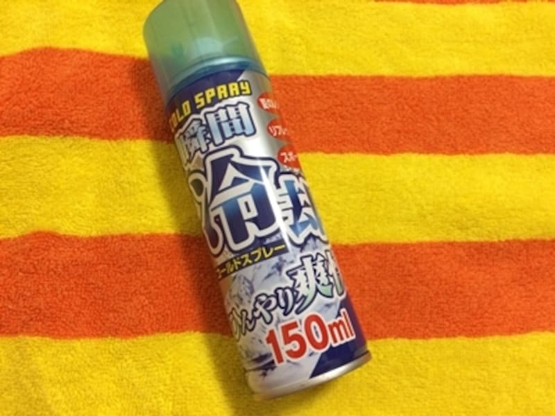 100円グッズの冷たいスプレー