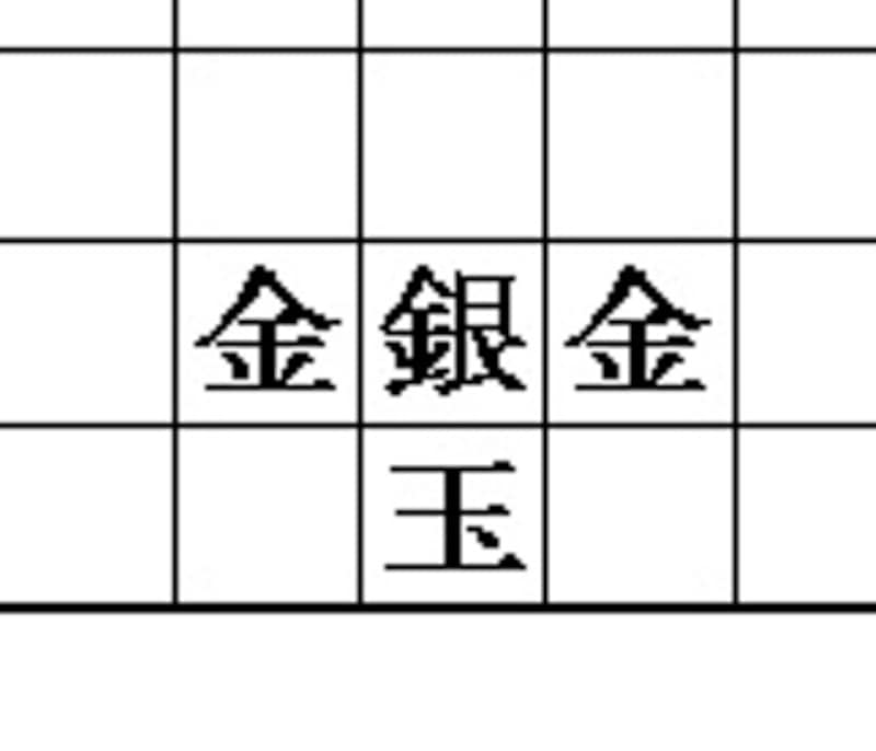 カニ囲いの局面図