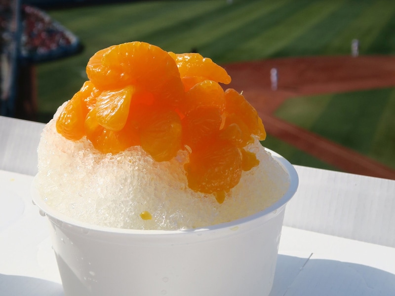 「みかん氷(税込450円)」は素朴な味わいがたまらない!