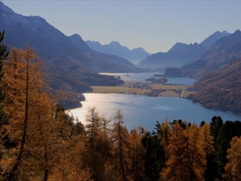 秋のエンガディン地方