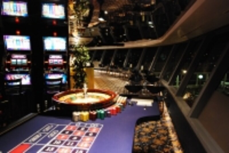 現金はNGですが、本格的なカジノ施設もあります（ぱしふぃっくびーなす）