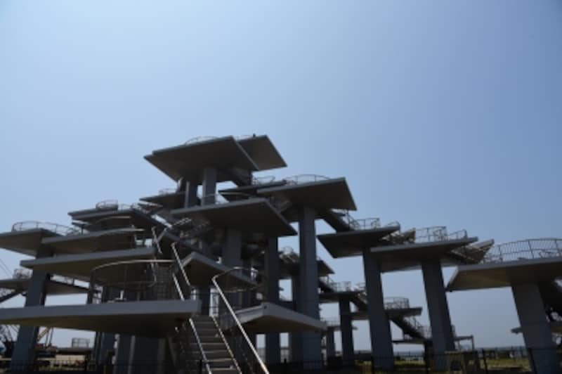 富津岬にある不思議な展望台