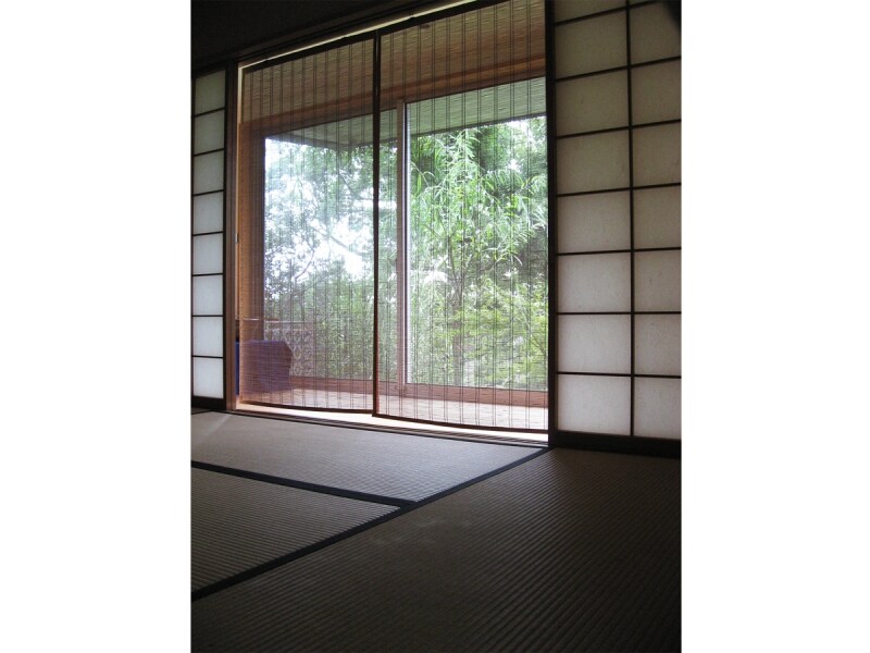 夏の間は和室が寝室になる