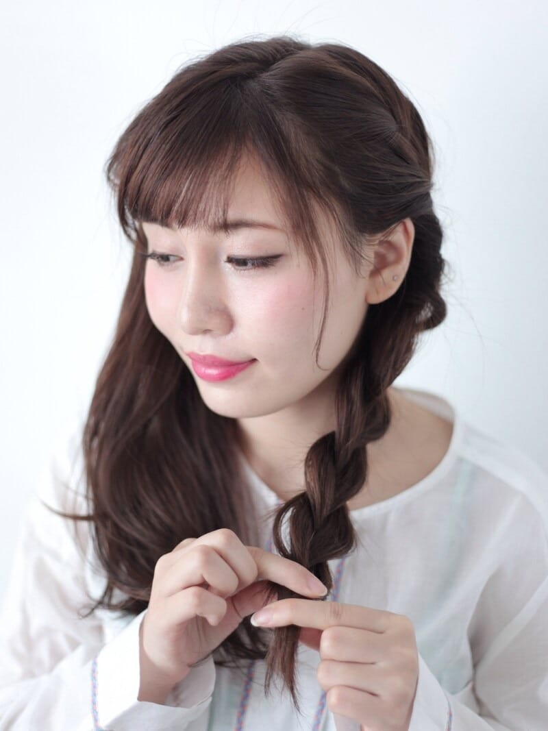 編みこみ終了