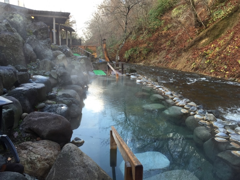 名物混浴露天風呂