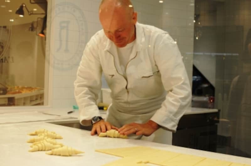 クロワッサンの成形の方法が独特