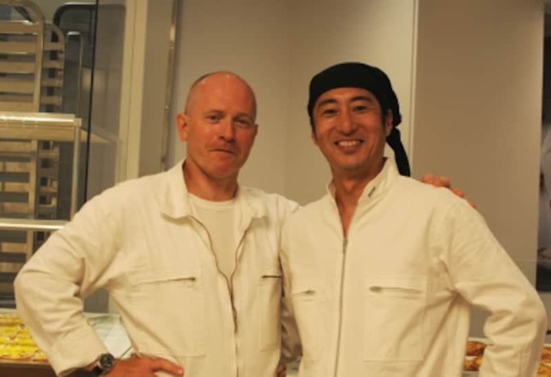 クリストフさんとシェフブーランジェの老川浩明さん