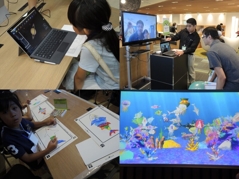 マイクロソフトのコンテンツを使った、さまざまな催しを用意。