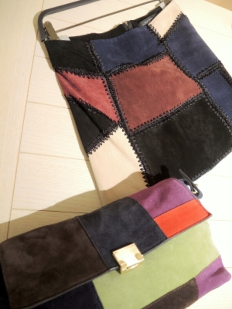 古着屋さんにありそうなカラーブロックは思いっきり７０年代を楽しめる