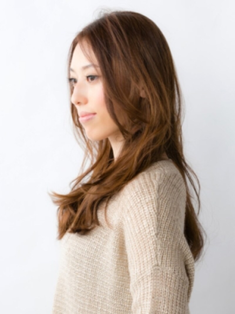 素髪ウェーブが色っぽい大人のロングヘアスタイル ヘアスタイル 髪型 All About