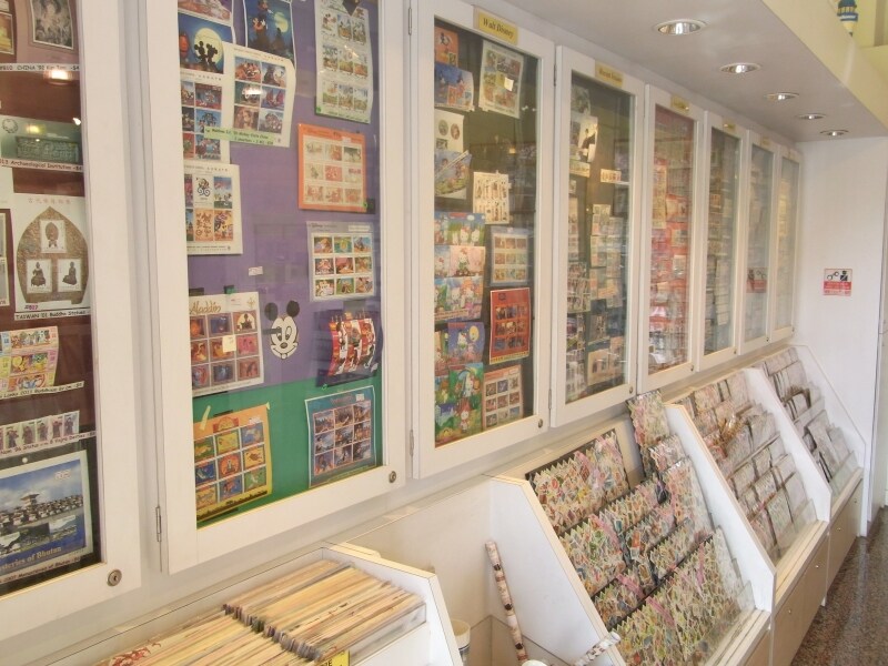 シンガポール郵趣博物館のミュージアムショップ