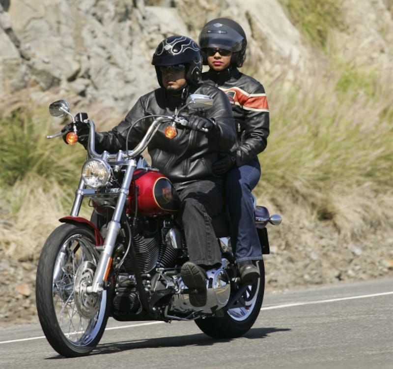 シッシーバー（背もたれ）が付いているので、パッセンジャーへの快適性はもちろん、荷物を載せる際にも多いに役立つ