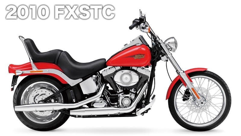 特徴的なディテールはそのままながら、エンジンはもちろんボディサイズも大柄になったソフテイルカスタム（写真は2010年式モデル）。以前のものよりひと回りほど大きい？