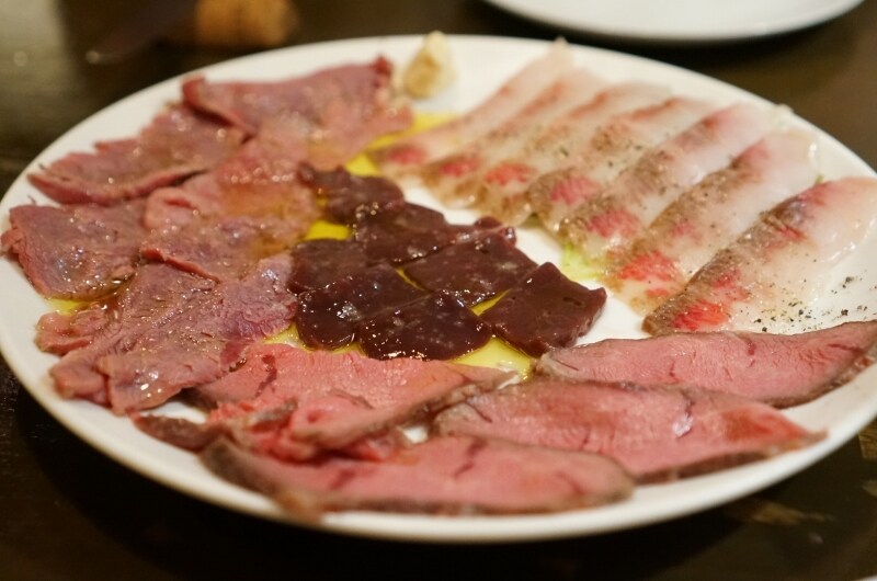 カルパッチョの盛合わせ