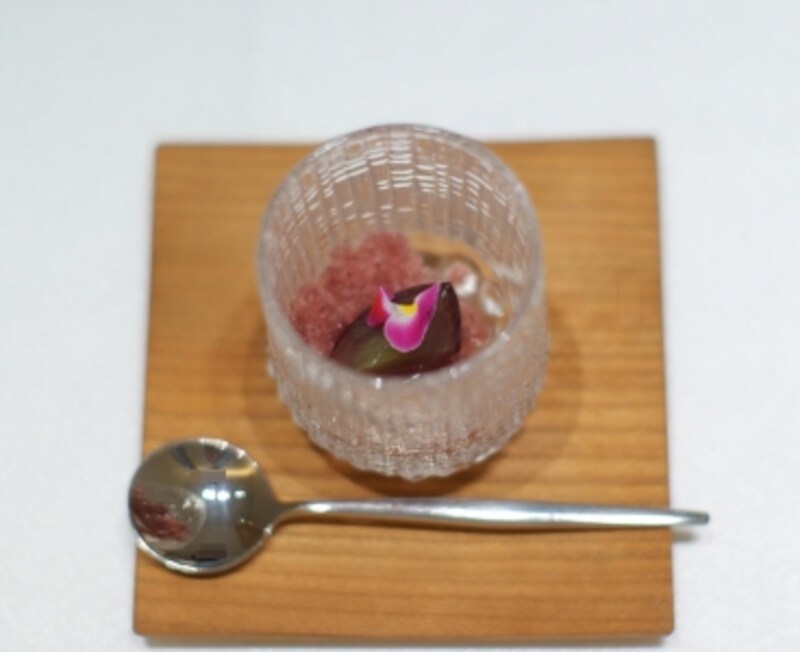 葡萄のシャーベット