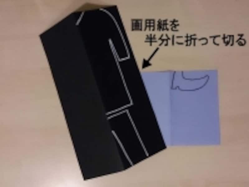 洋服は、細くなり過ぎないようにして切る