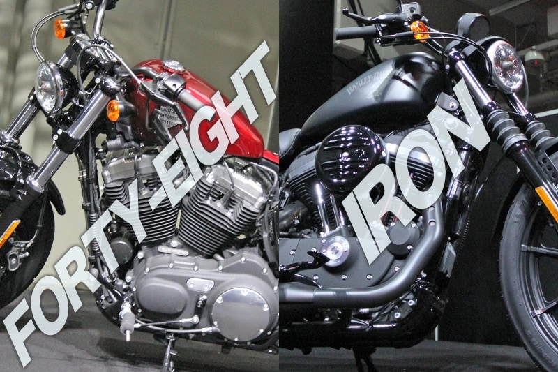 今年の注目モデルは、新たなエッセンスを加えたスポーツスターの2台、XL1200X フォーティーエイトとXL883N アイアン