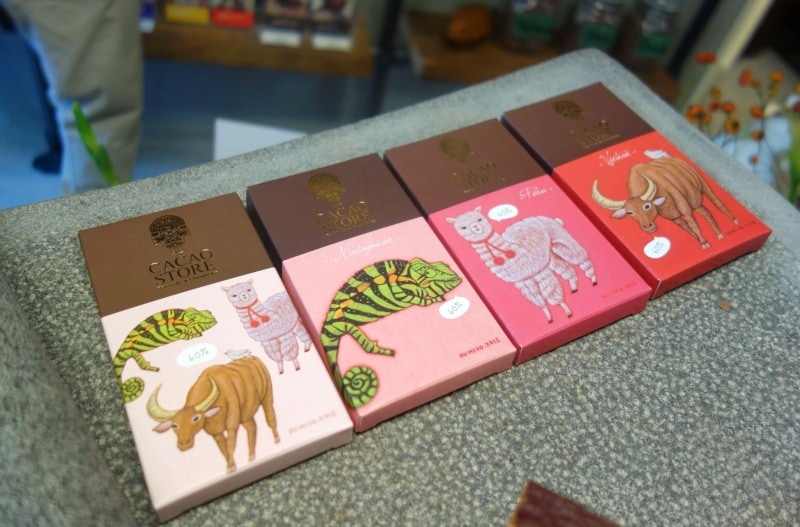 新作のオリジナルチョコレート4種