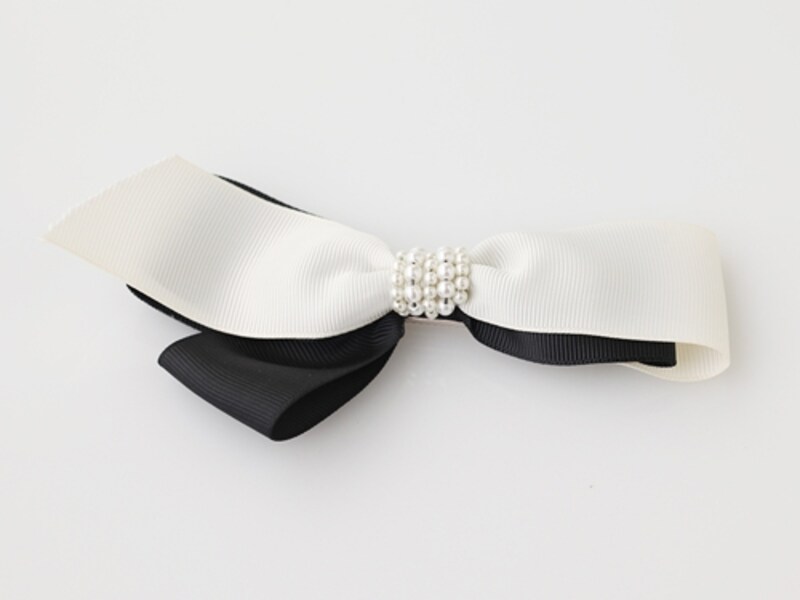 大きめのリボンクリップ