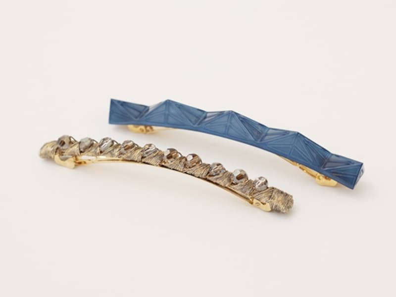 ブルーとゴールドバレッタ