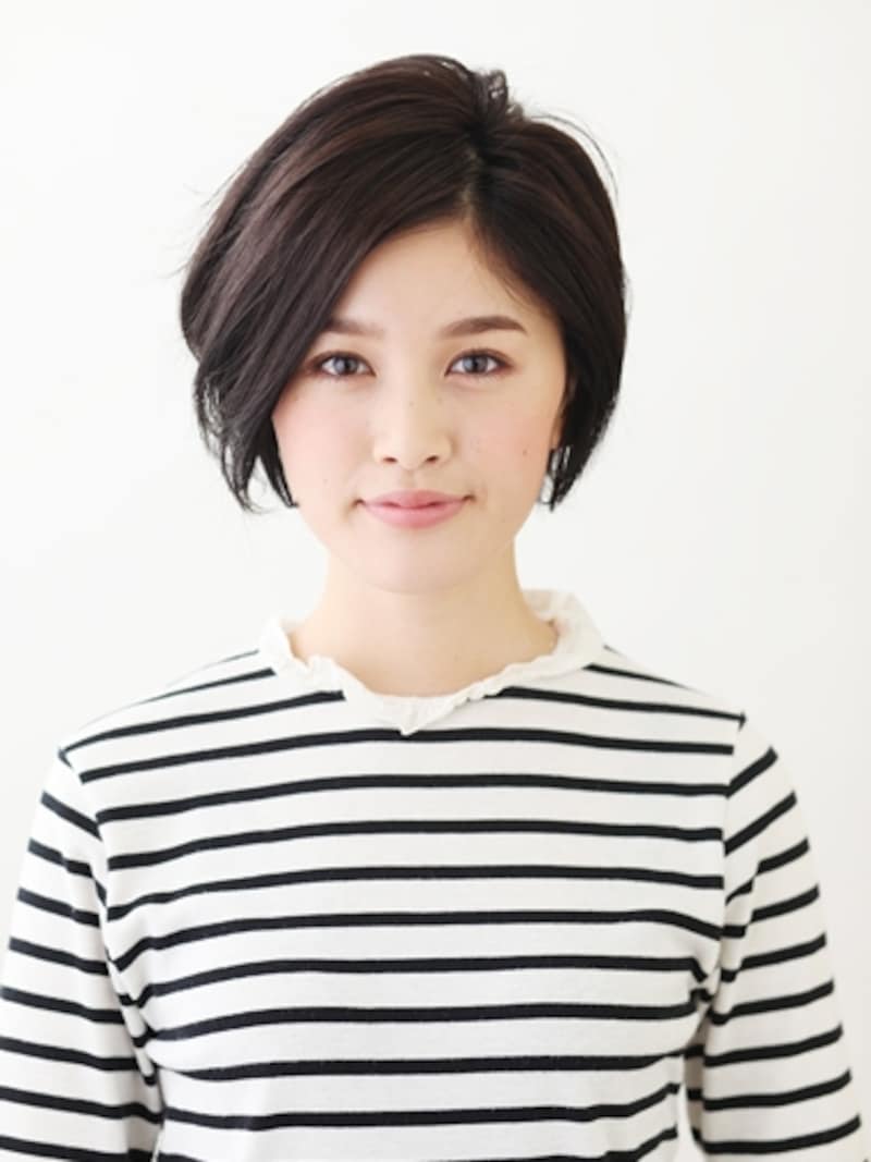 前下がりのショートボブ