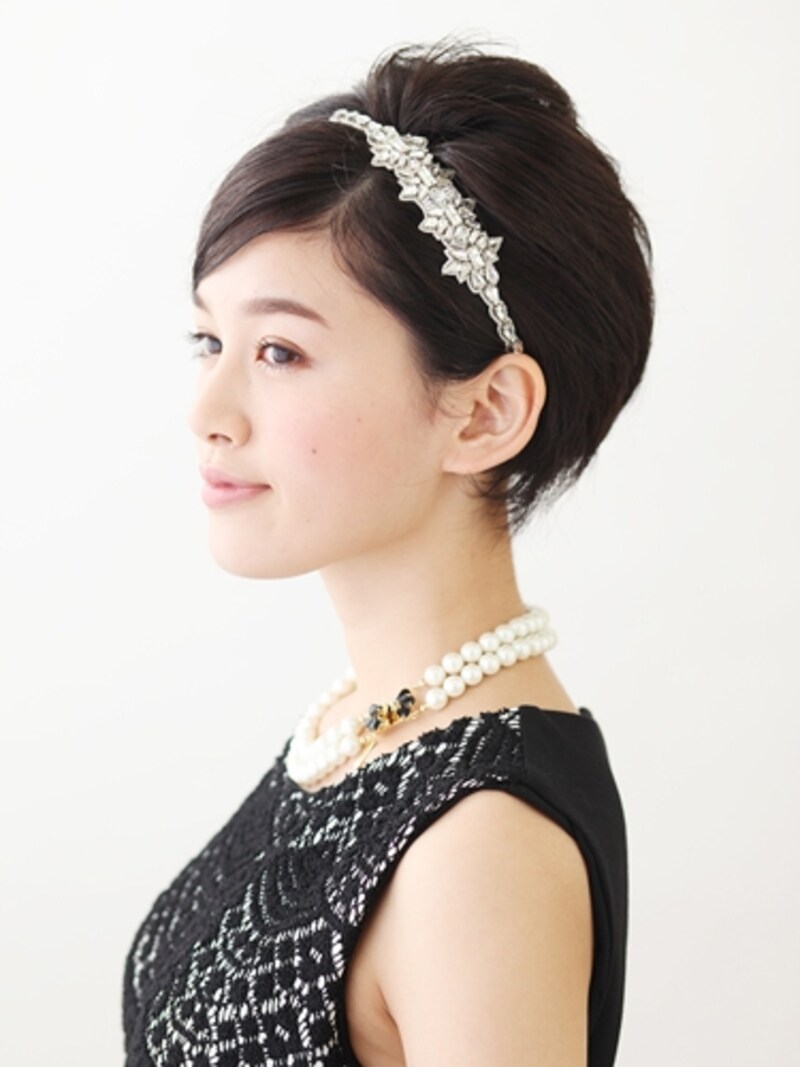 華やかカチュームアレンジ・サイド