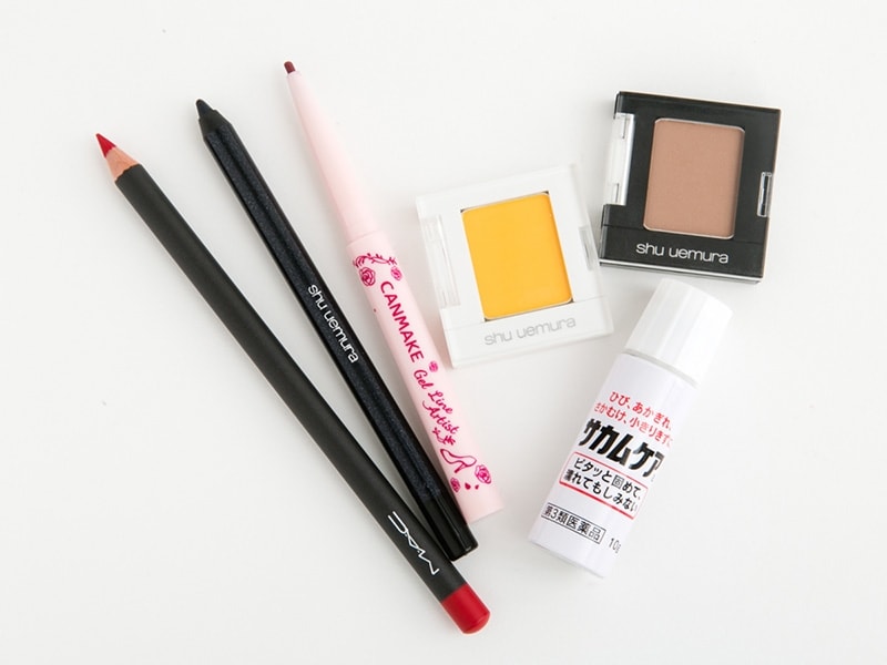 「かわいい傷メイク」の使用アイテム