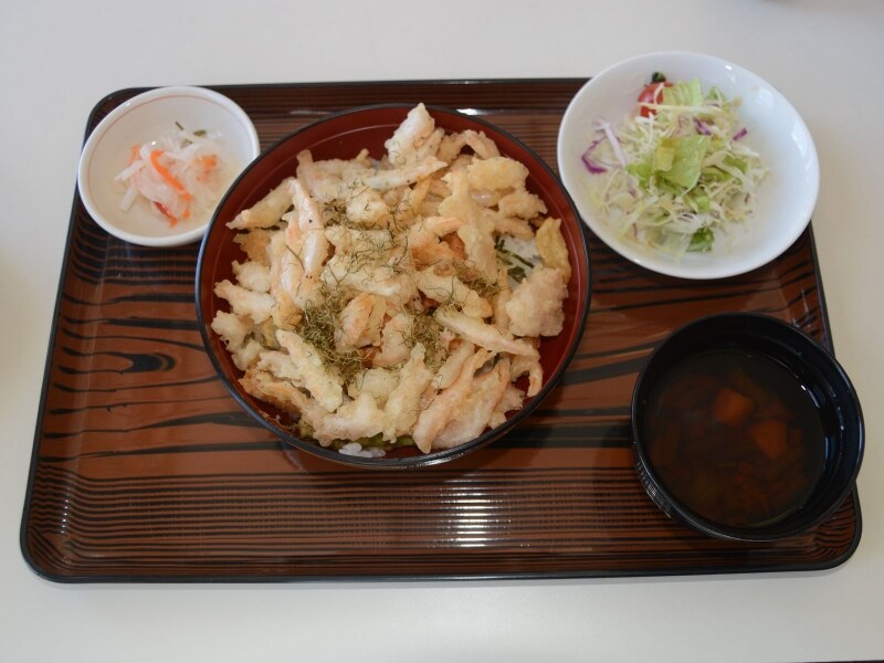 白海老から揚げ丼定食