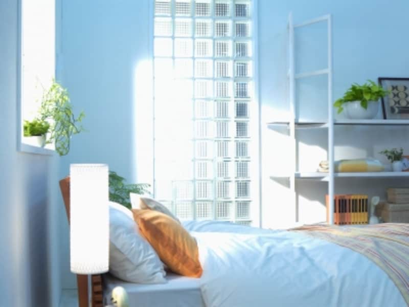 平均睡眠時間が最も長いのはブルーを基調にした寝室。
