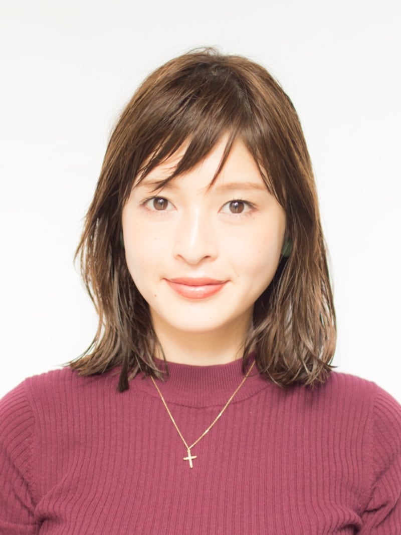 ミディアムゆるウェーブスタイル