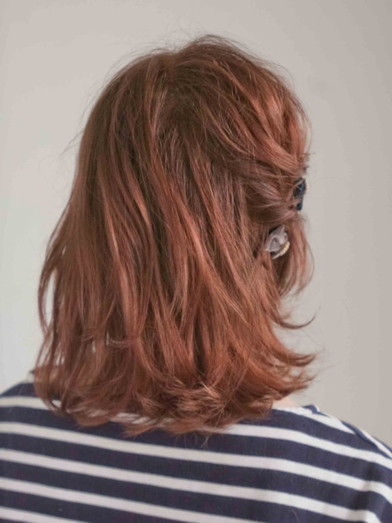 超簡単ダウンヘアアレンジ