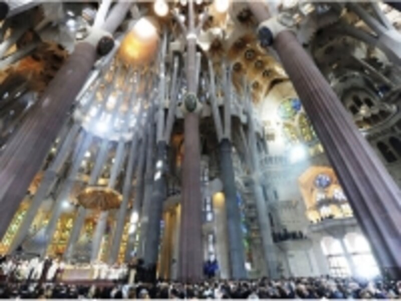 サグラダ・ファミリア聖堂内部