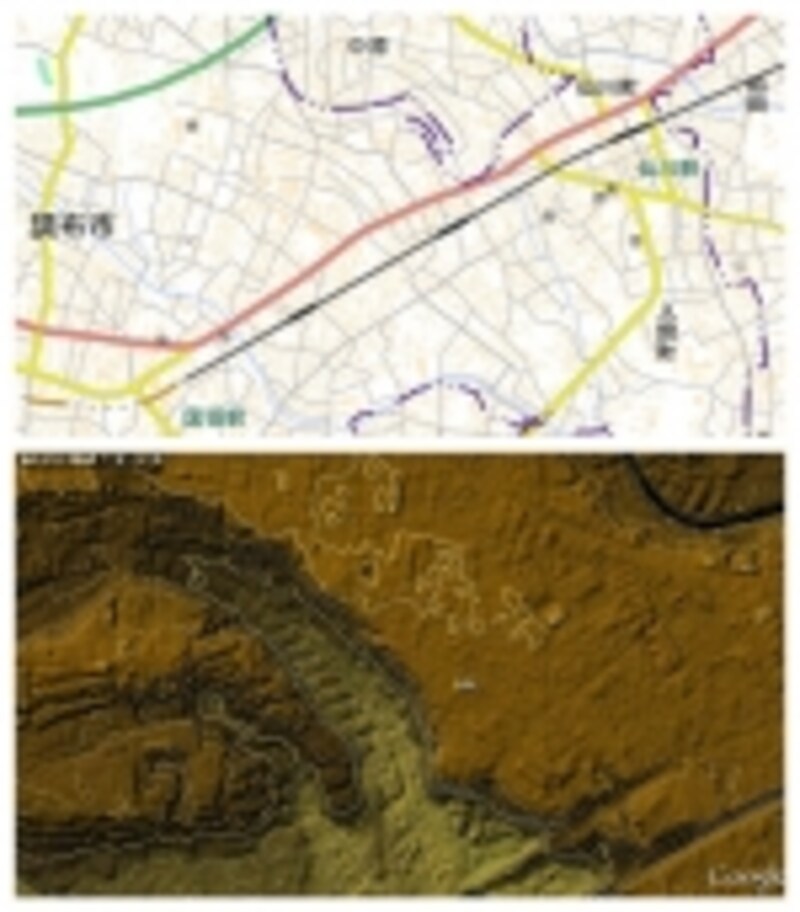 西つつじが丘の境