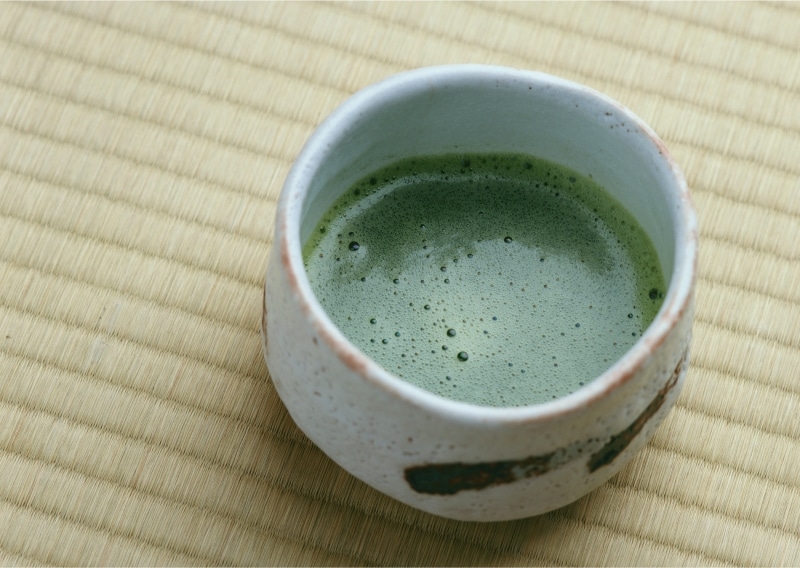 ストレートの抹茶は、お茶の旨みが。