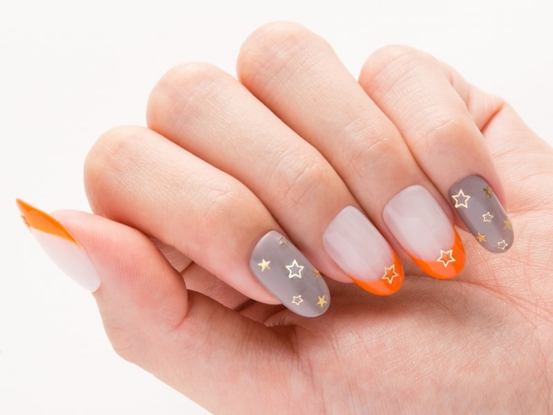 キュートな☆のパーツで大人可愛く