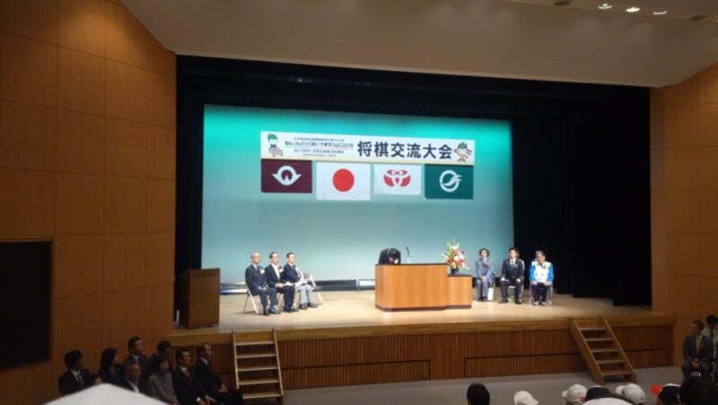 将棋会場の様子/棋楽庵氏