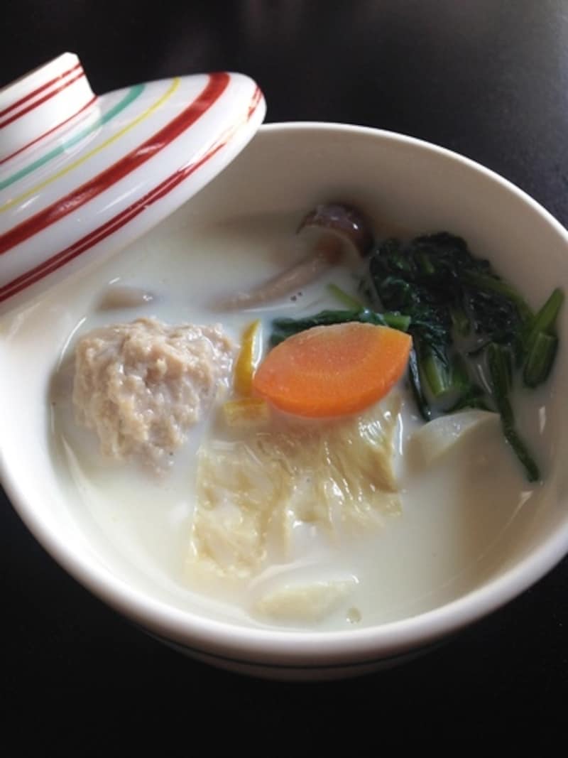 「雲水(湯葉巻き 豆乳蒸し)」