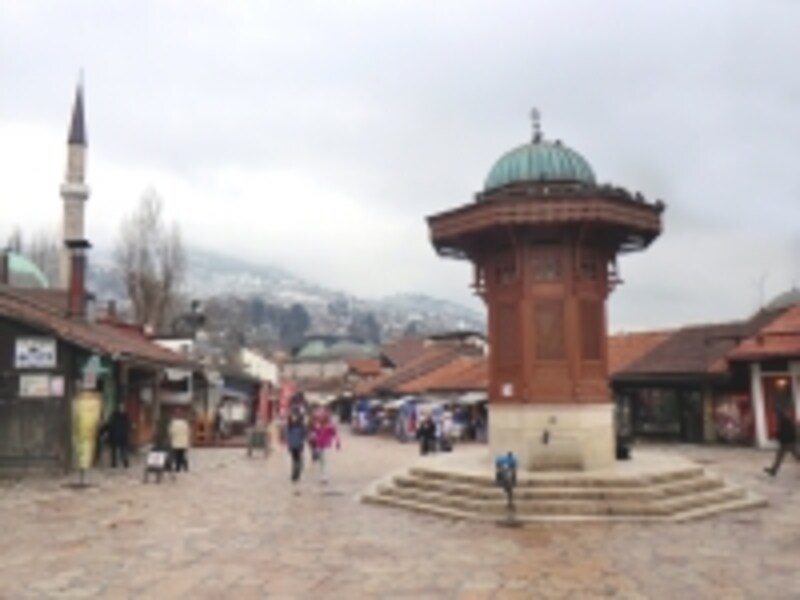 サラエボのシンボルでもあるセビリ（水飲み場）