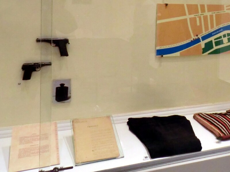 サラエボ博物館には実行犯プリンツィプの使用した拳銃も