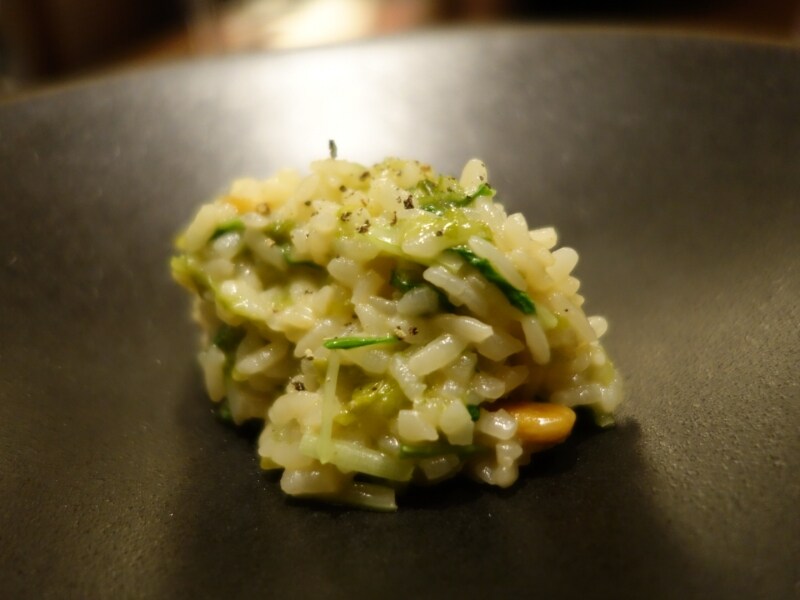 海老だしのパエリア風リゾット