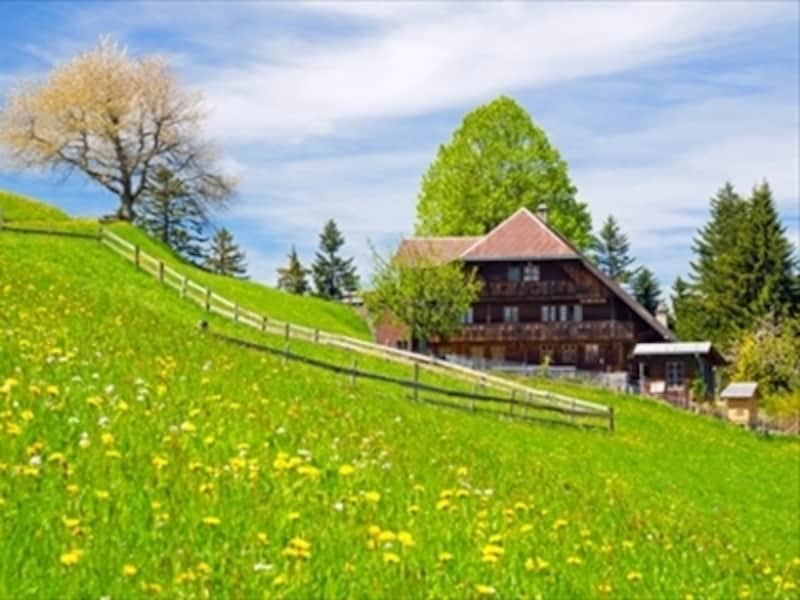 エメンタール地方の民家