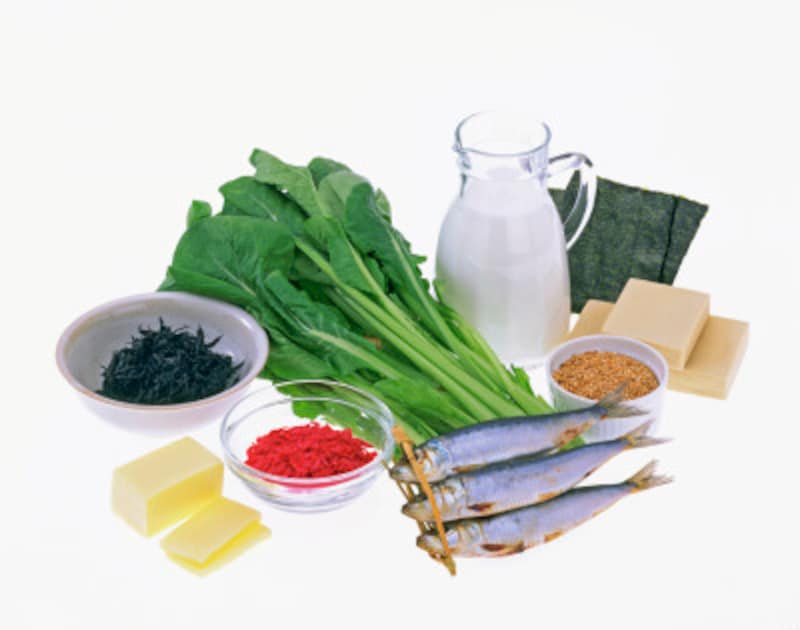 様々な食材からカルシウムを