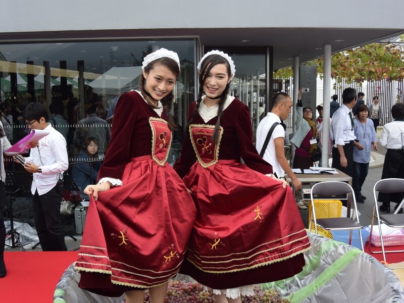 ぶどう踏み体験