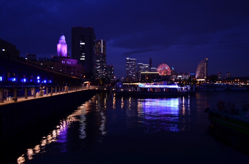 像の鼻パークの夜景