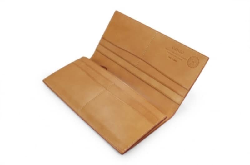 GANZO／コードバン ファスナー付き長財布 57192