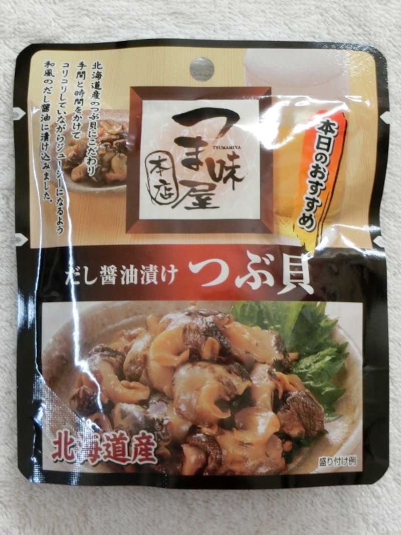 ドウシシャつま味屋本店だし醤油漬けつぶ貝